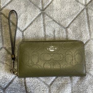 Coach Accordion Zip Wallet